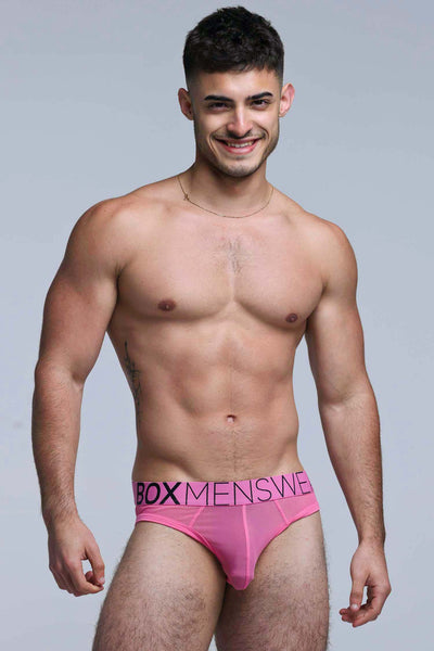 All Over Mesh Briefs - Boyfriend Pink