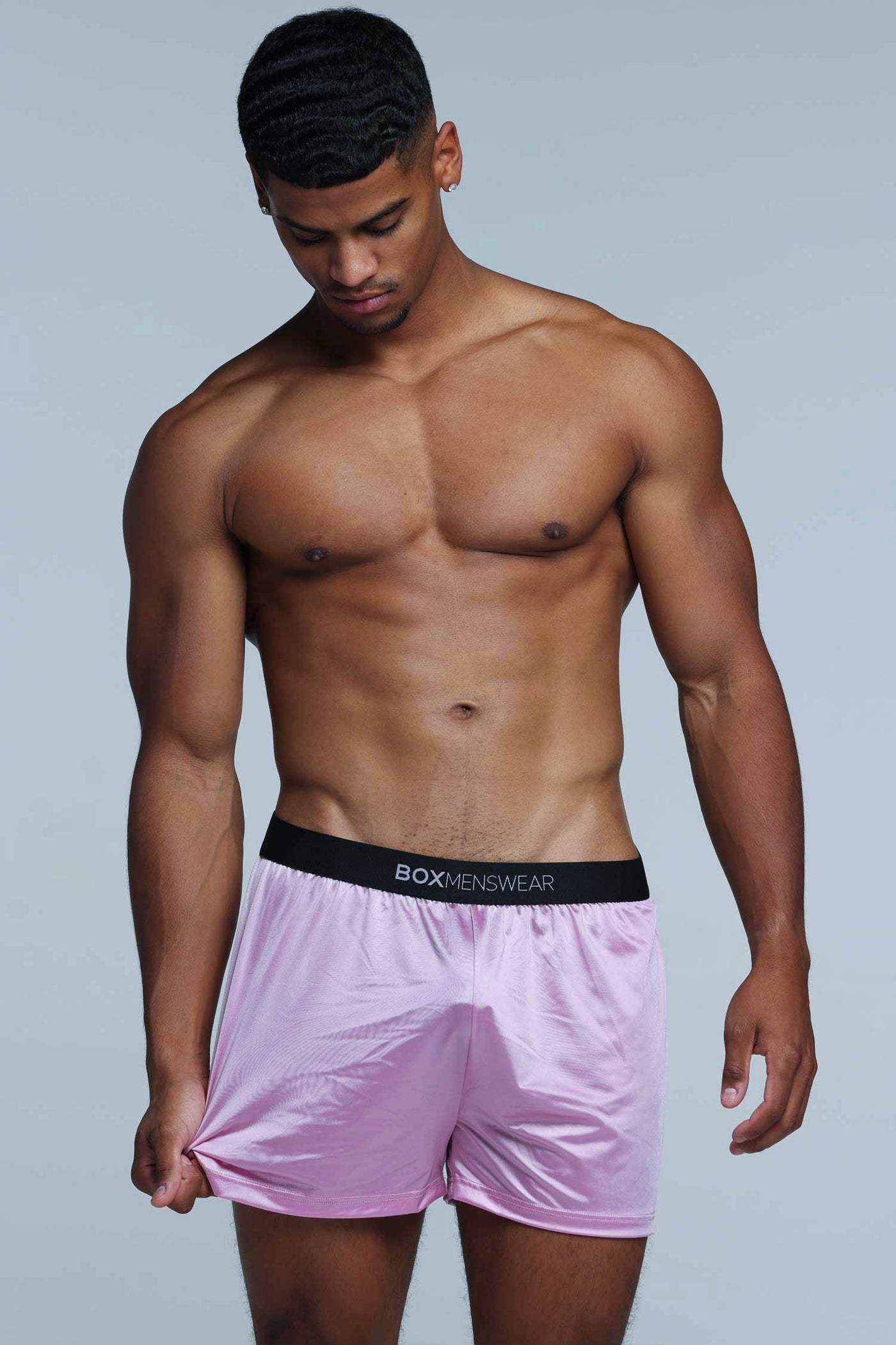 Satin Boxers - Pink Tease