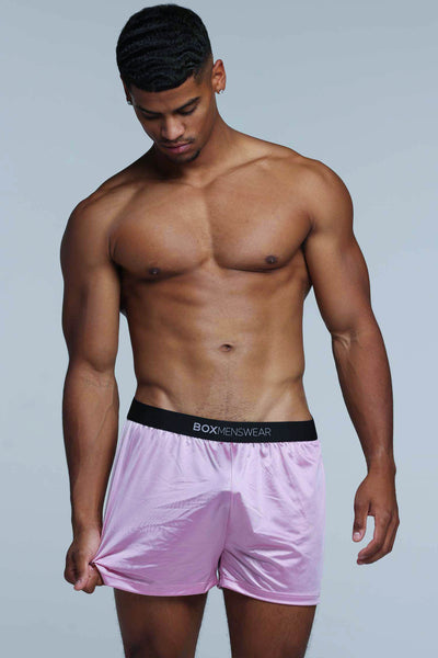 Satin Boxers - Pink Tease