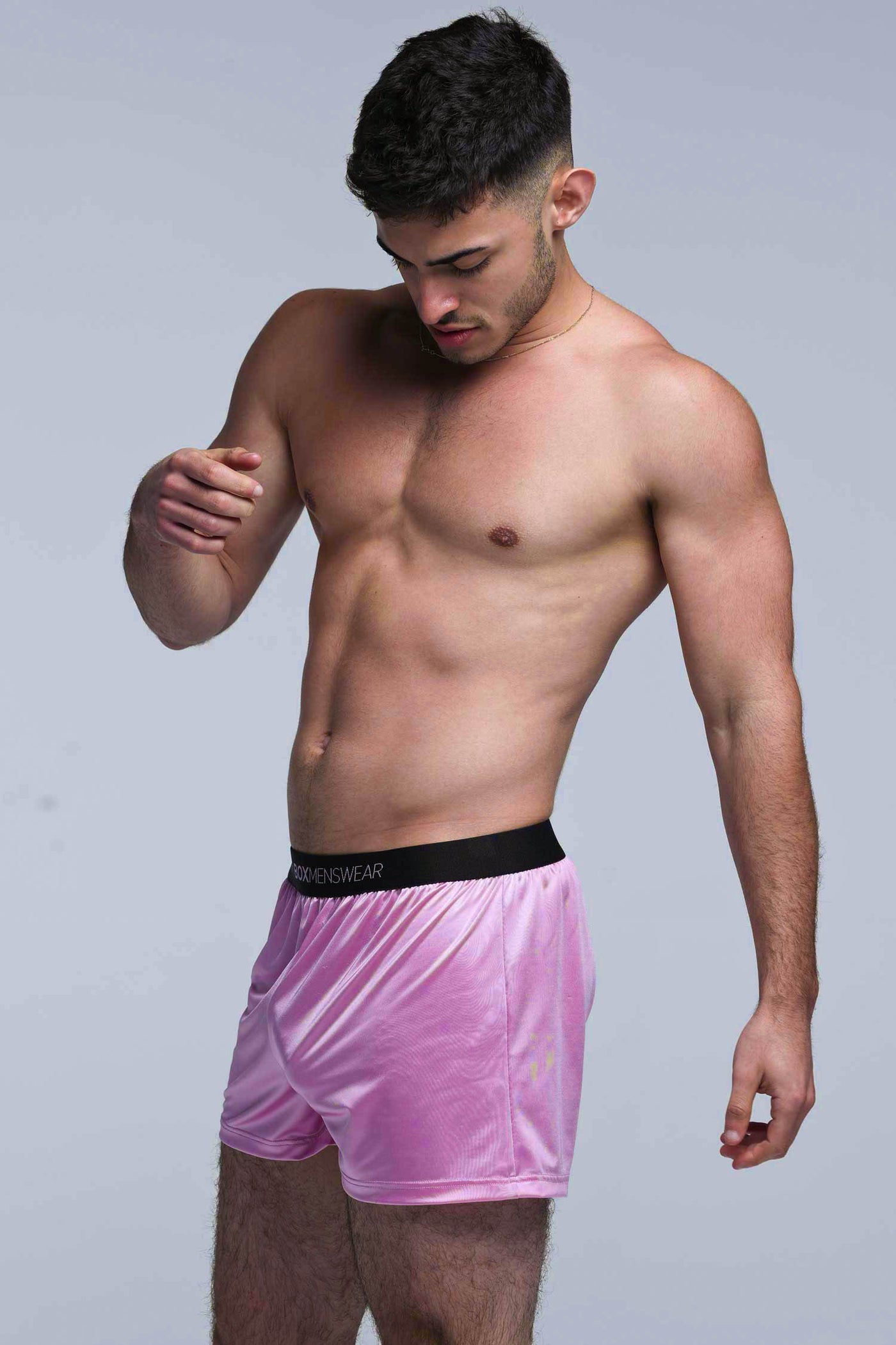 Satin Boxers - Pink Tease