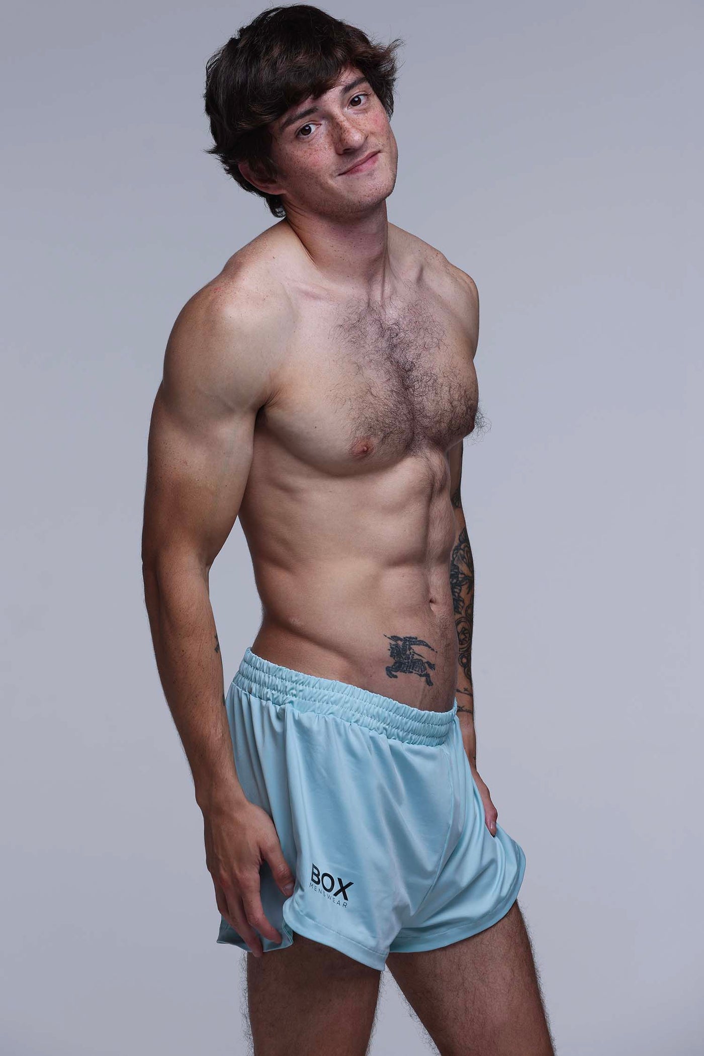 Compound Jock Shorts - Aqua