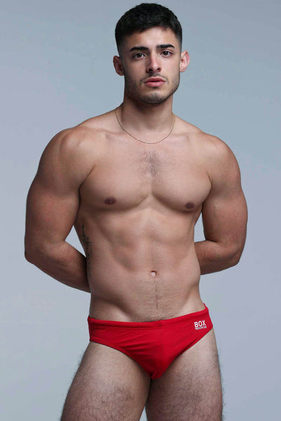 Swimming Trunks - Lifeguard Red