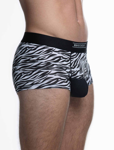 'Just The Tip' Boxers - Zebra