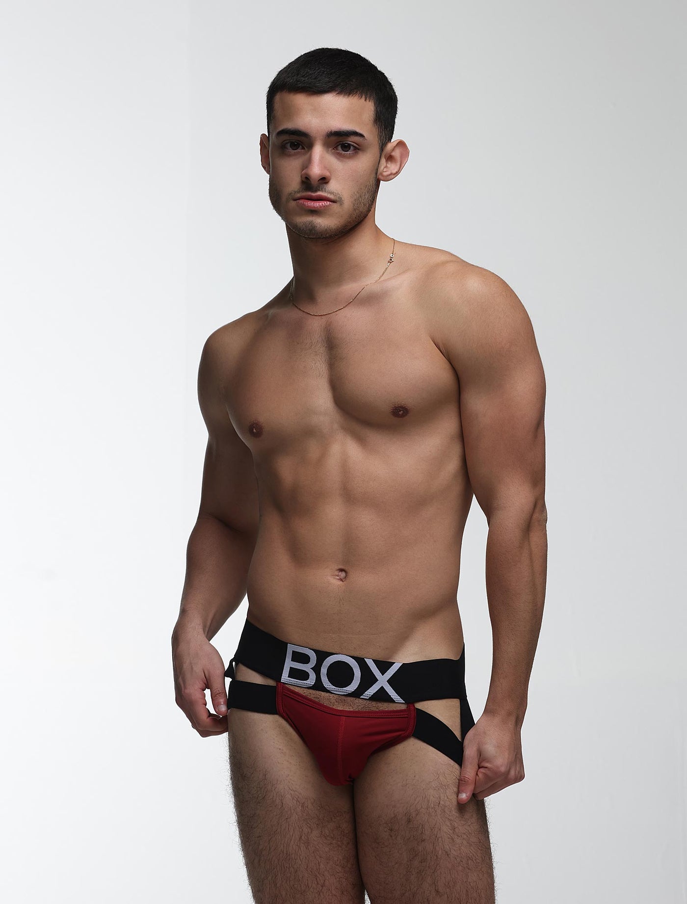 Mens Suspender Jockstrap 3.0 : With Bounce - Burgundy