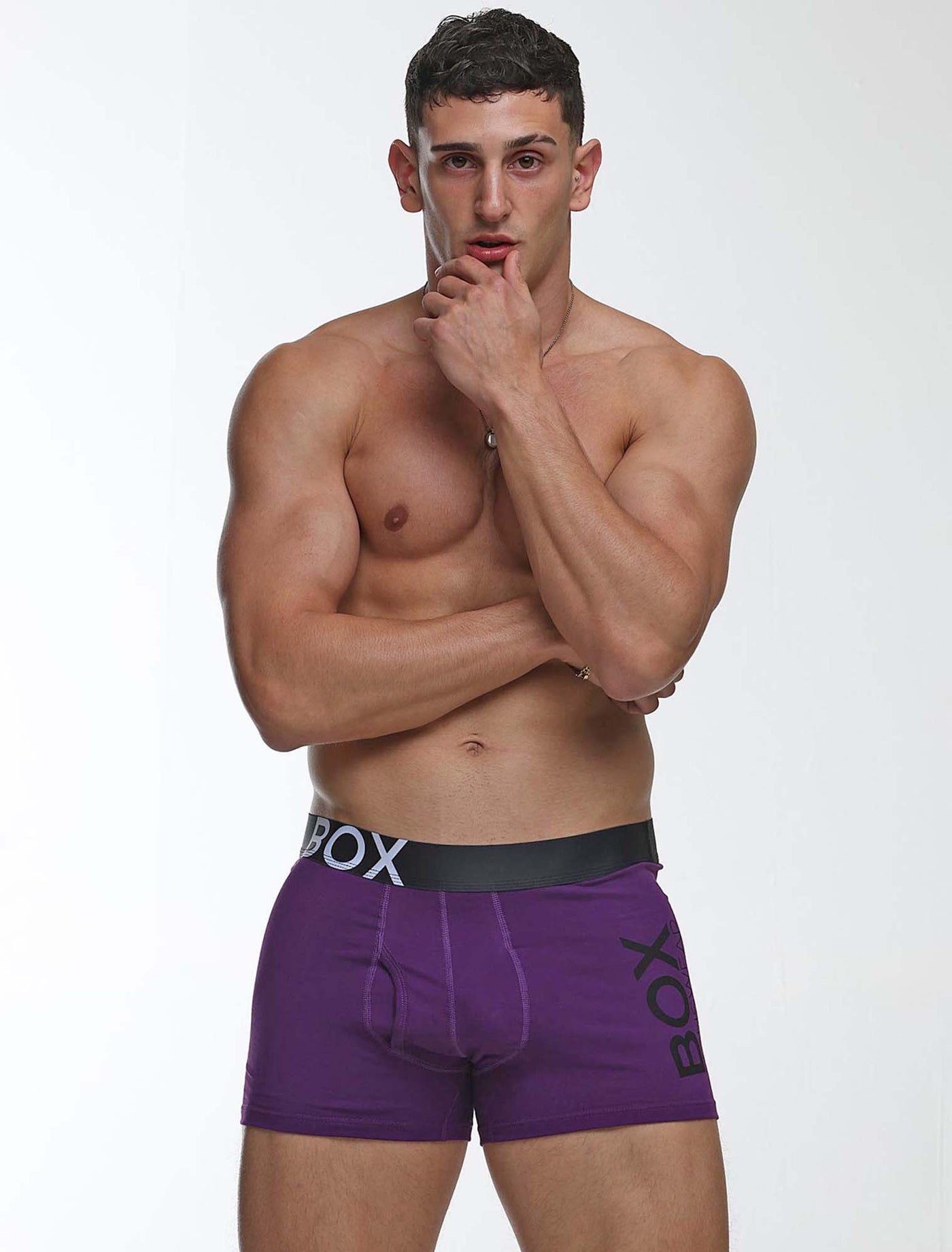 Mens Purple Boxers