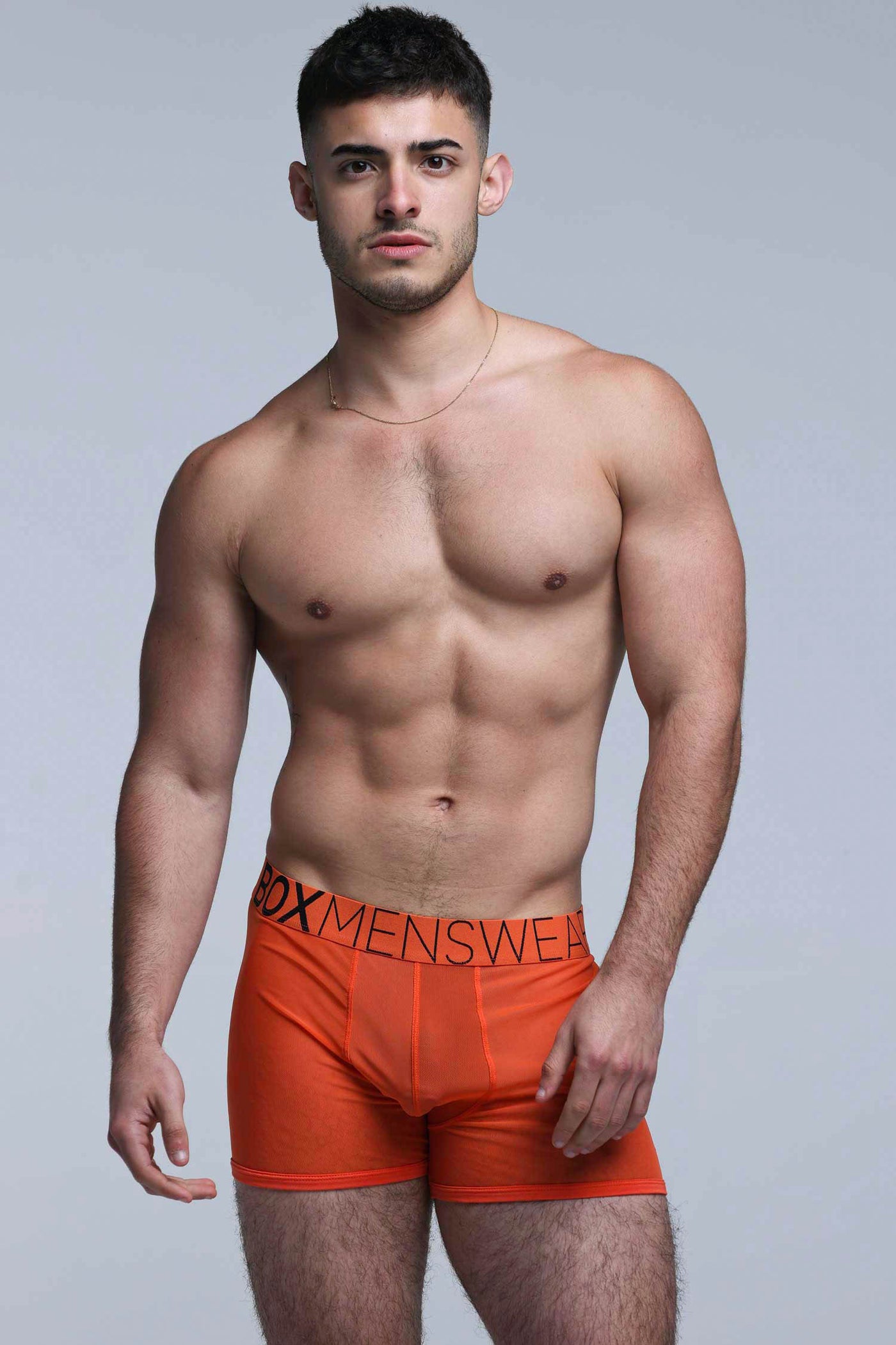 All Over Mesh Boxers - Orangeade