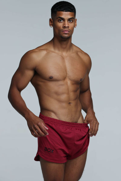 Compound Jock Shorts - Maroon