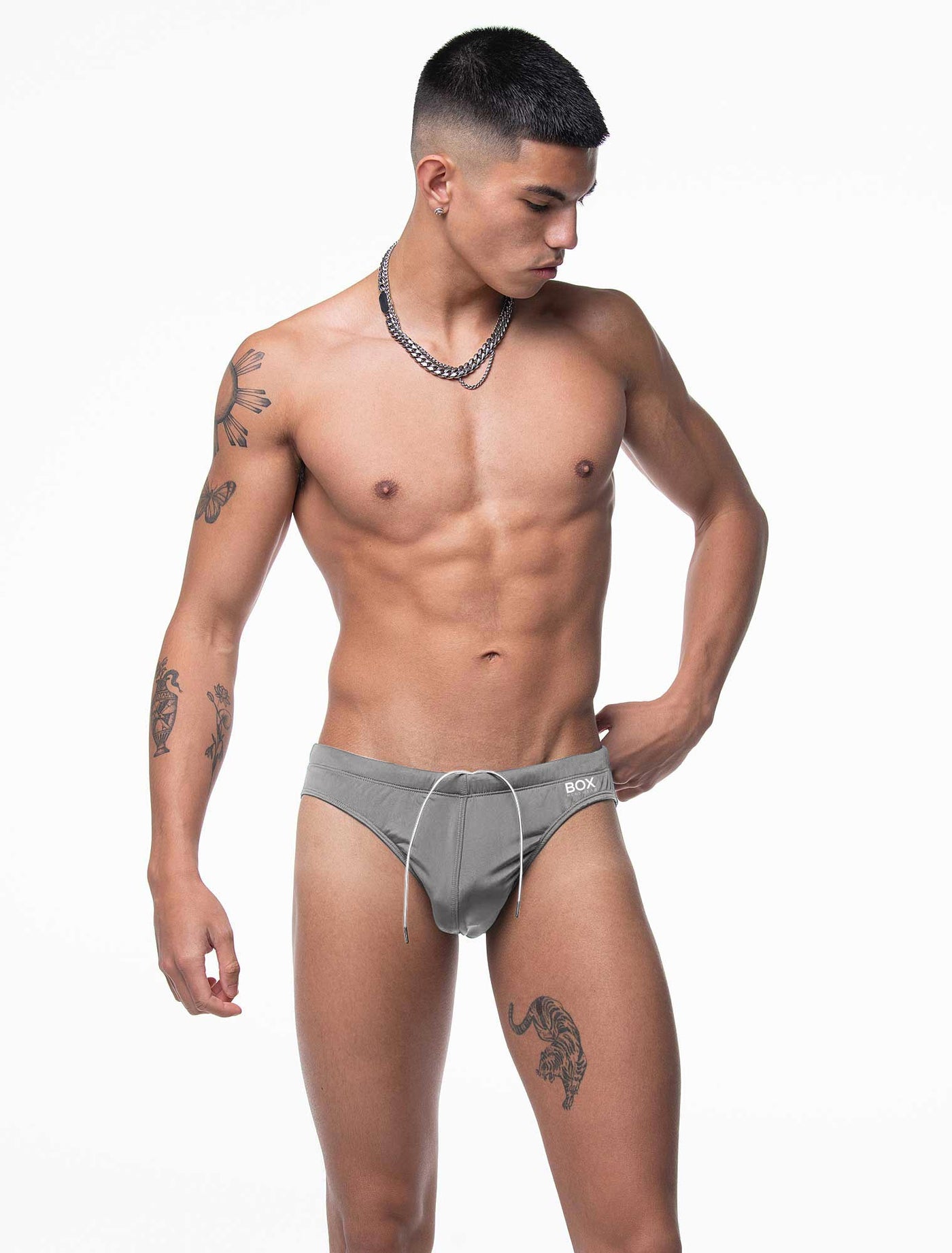 Swimming Trunks - Shoreline Grey