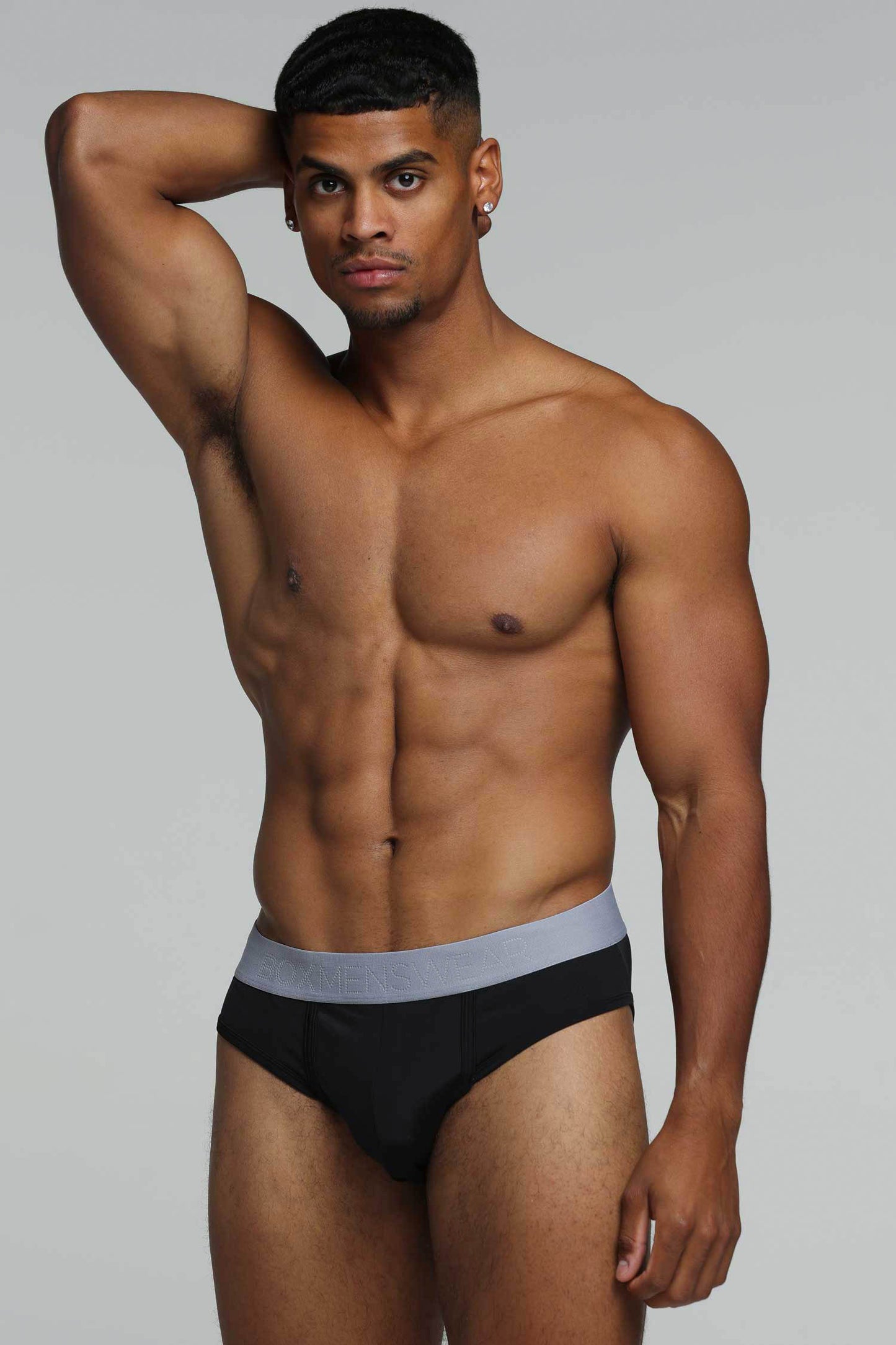 Mesh Panel Briefs - Midnight Milan - boxmenswear - {{variant_title}}