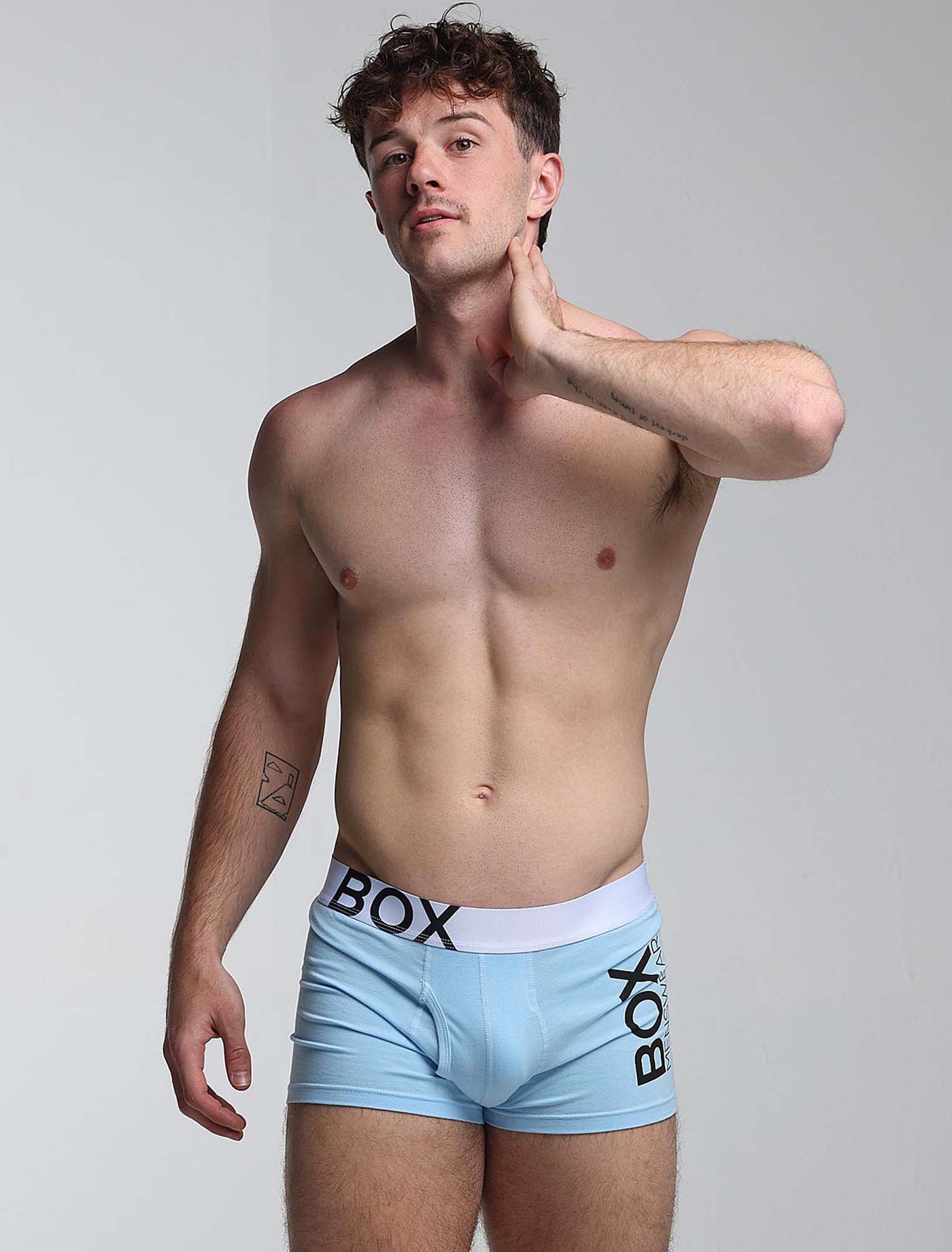 Mens Blue Boxers