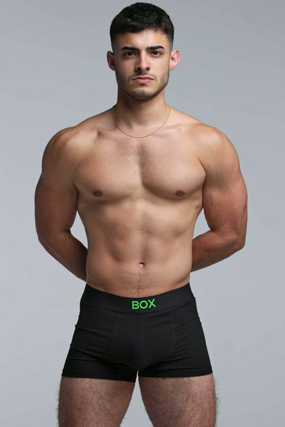 Colour Pop Boxers - Black & Green