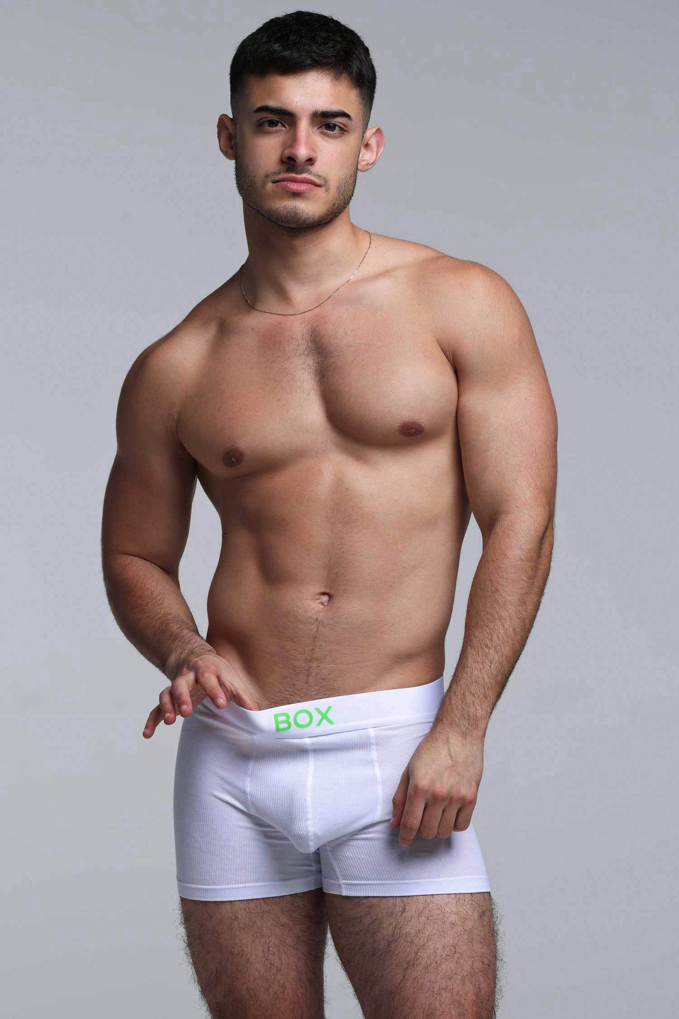 Colour Pop Boxers - White & Green
