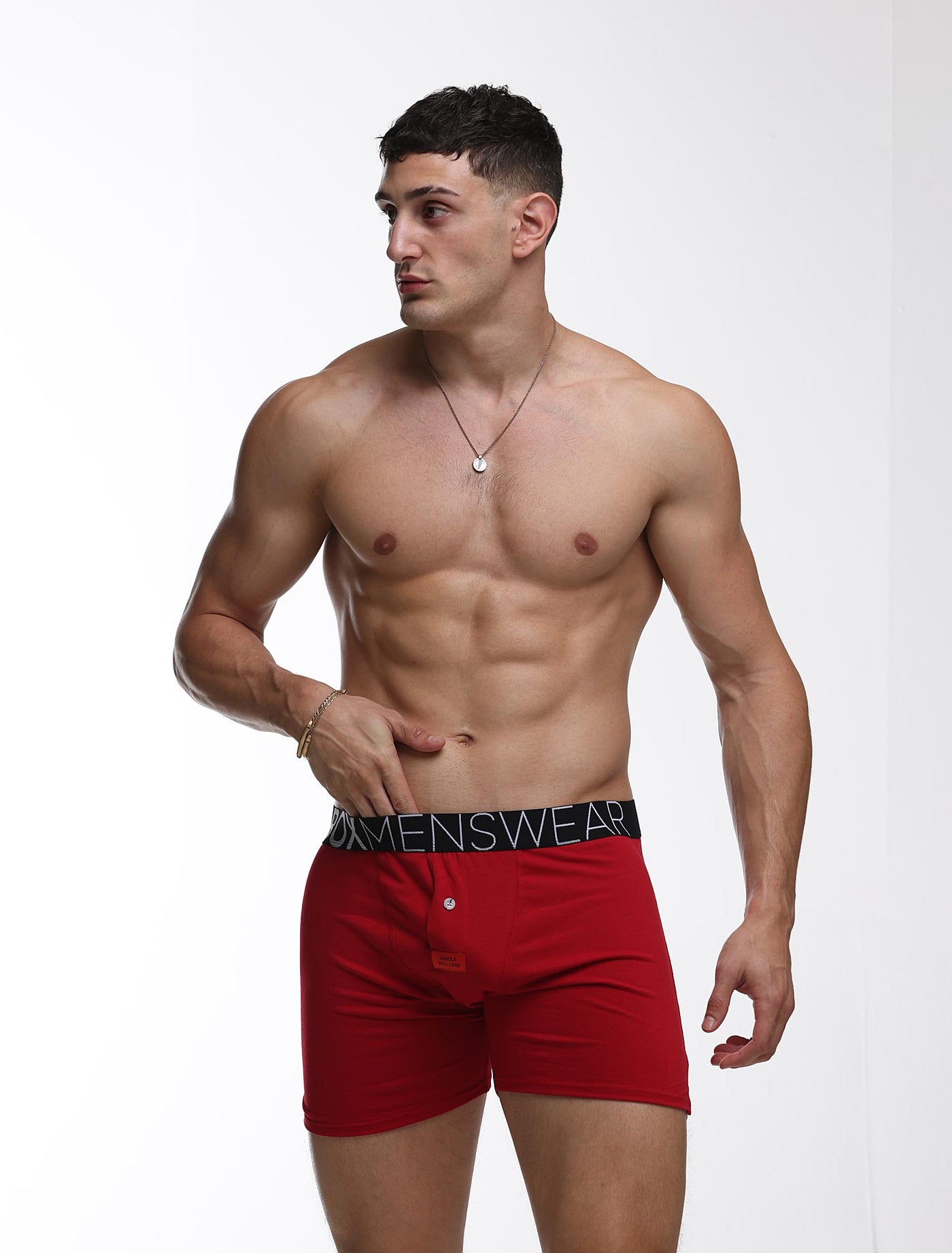 Button-up Boxers - Rouge Moi