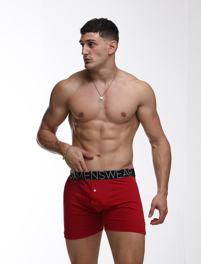 Button-up Boxers - Rouge Moi