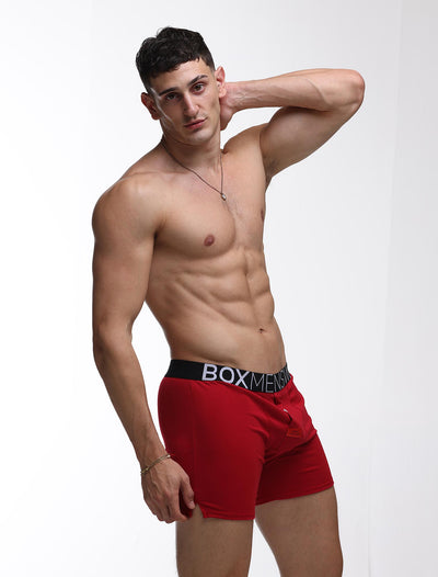 Button-up Boxers - Rouge Moi