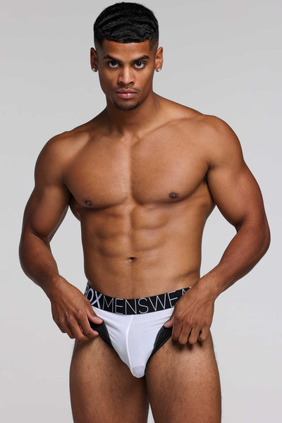 Prince Fit Briefs - White & Black