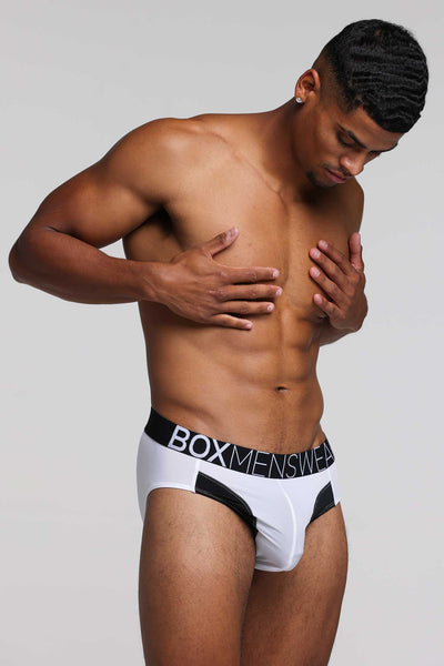 Prince Fit Briefs - White & Black