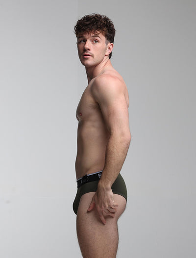 Box x Elliott: Elite Briefs - Chic Khaki