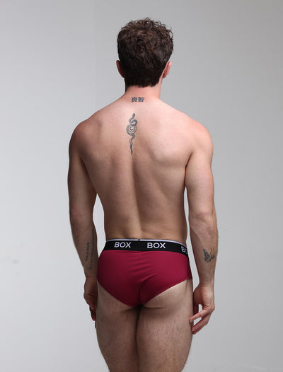 Box x Elliott: Elite Briefs - Rich Burgundy