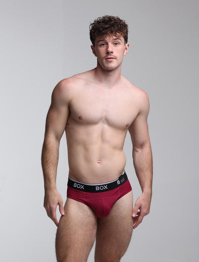 Box x Elliott: Elite Briefs - Rich Burgundy
