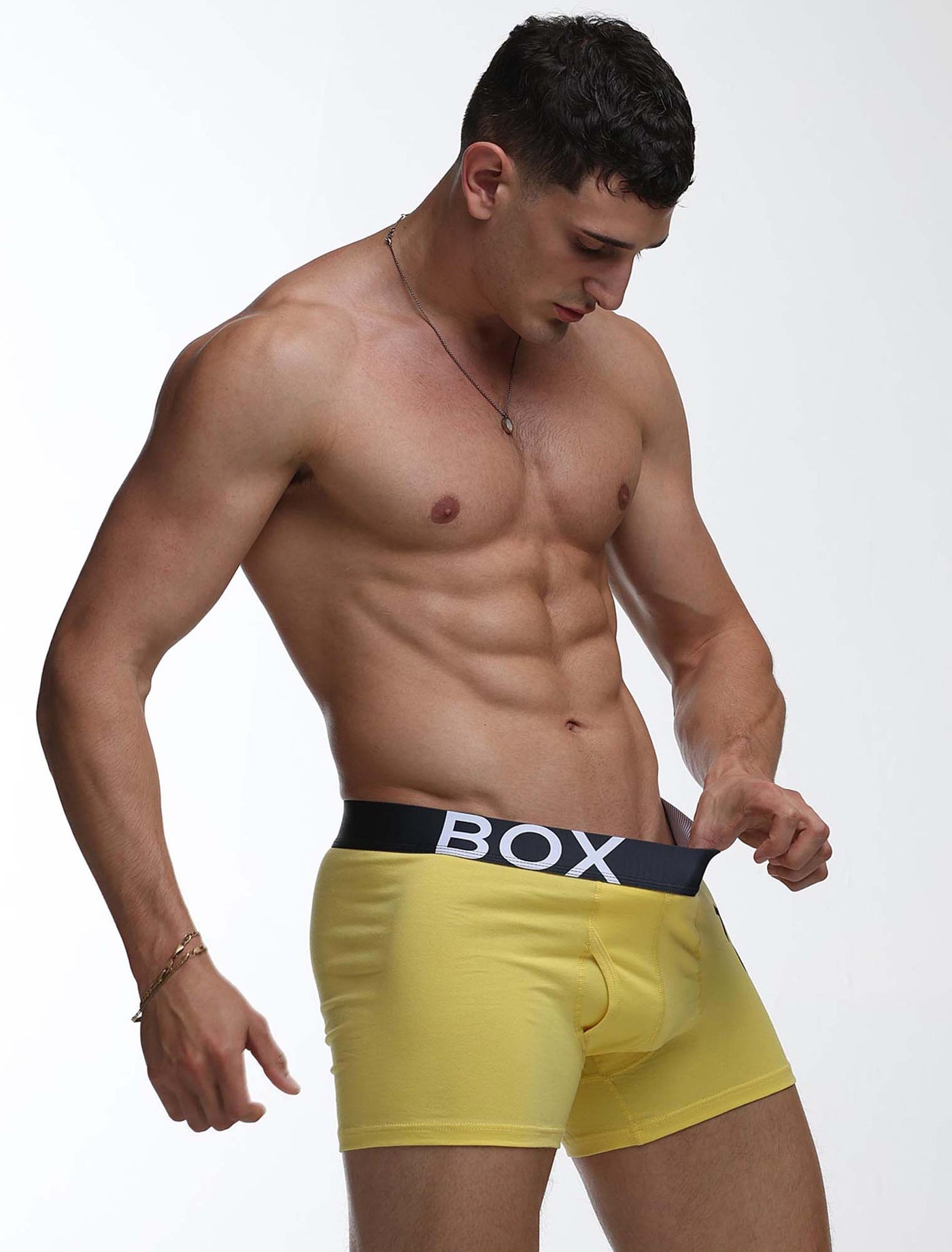 Mens Yellow Boxers