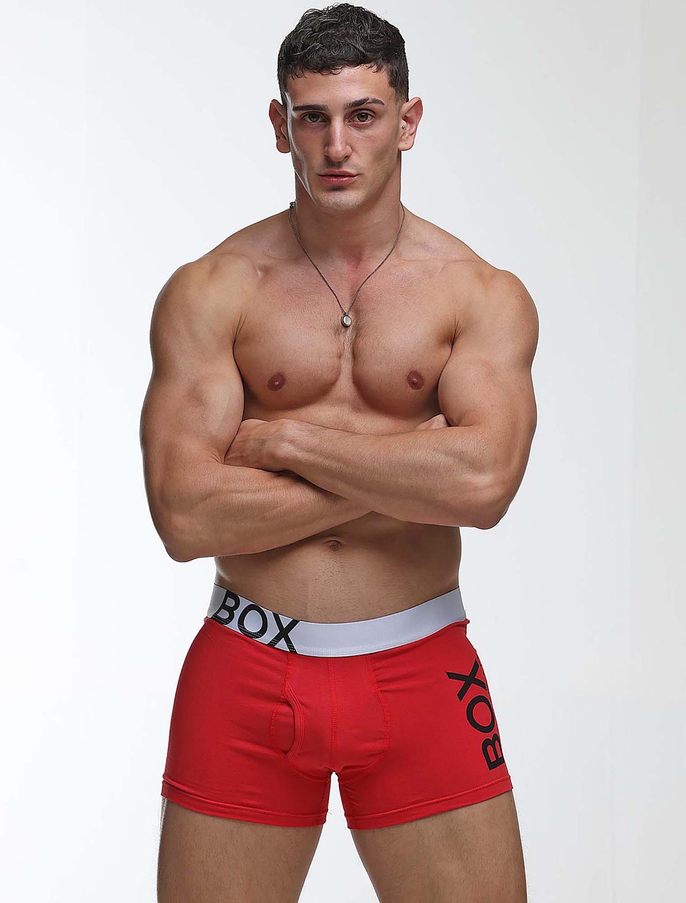 Mens Red Boxers