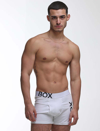 Mens White Boxers