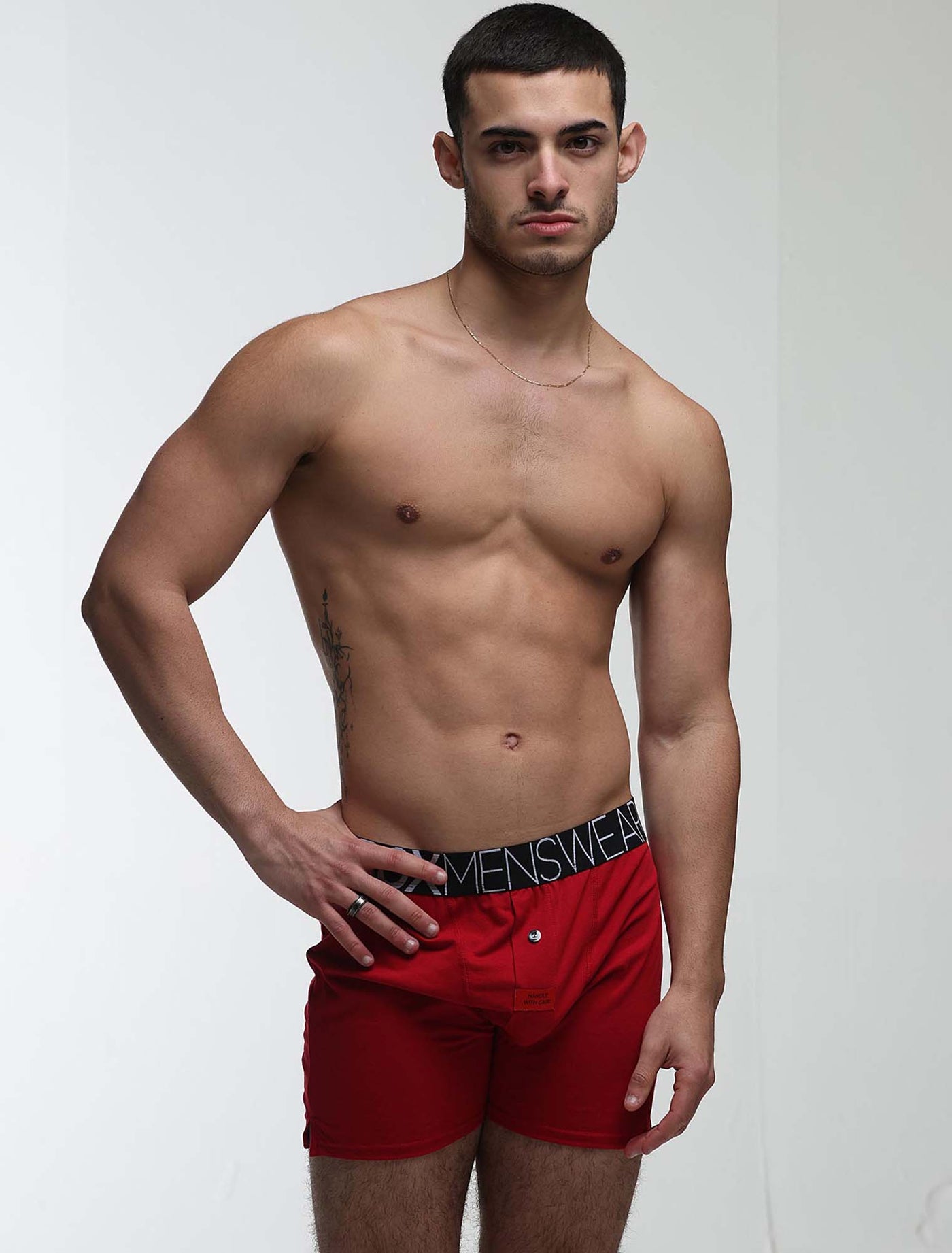 Button-up Boxers - Rouge Moi