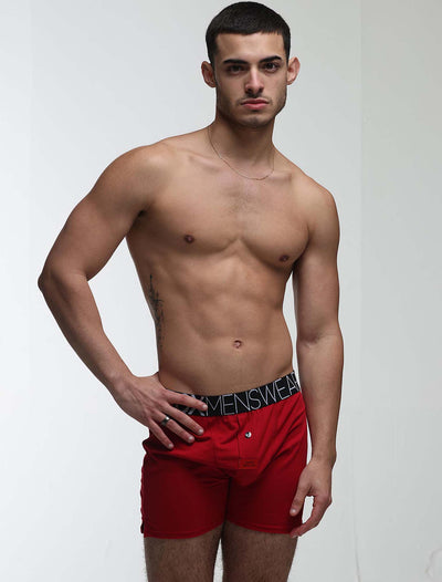 Button-up Boxers - Rouge Moi