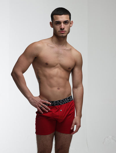 Button-up Boxers - Rouge Moi