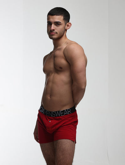 Button-up Boxers - Rouge Moi