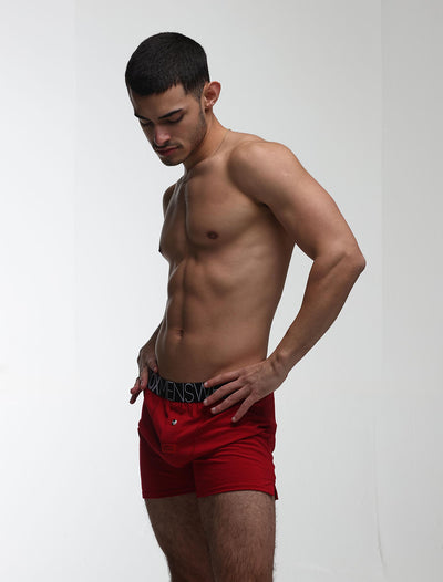Button-up Boxers - Rouge Moi