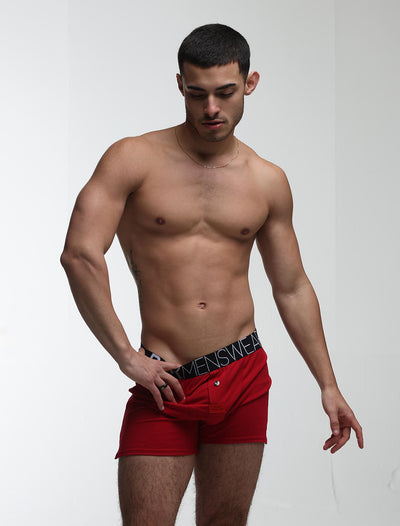 Button-up Boxers - Rouge Moi