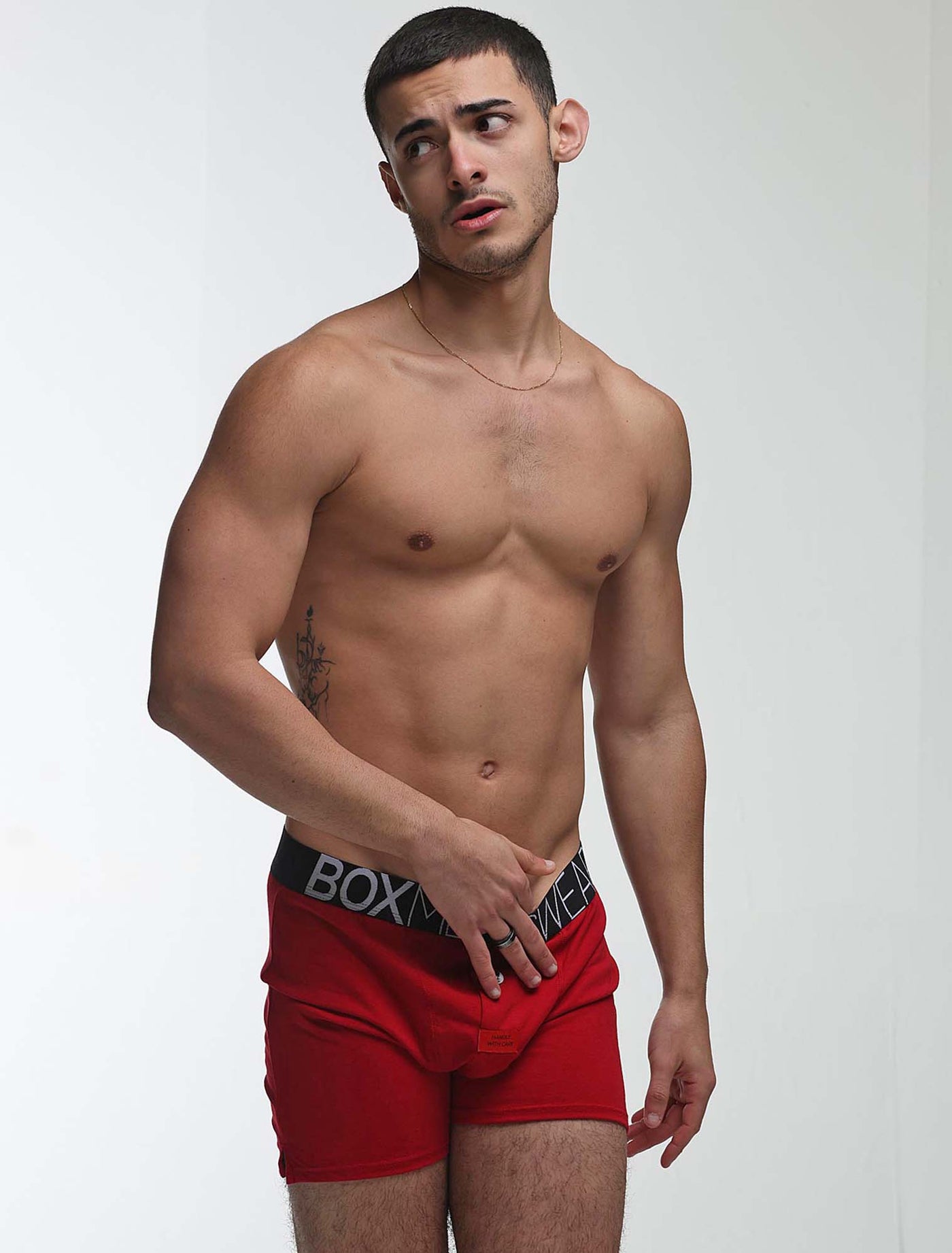 Button-up Boxers - Rouge Moi