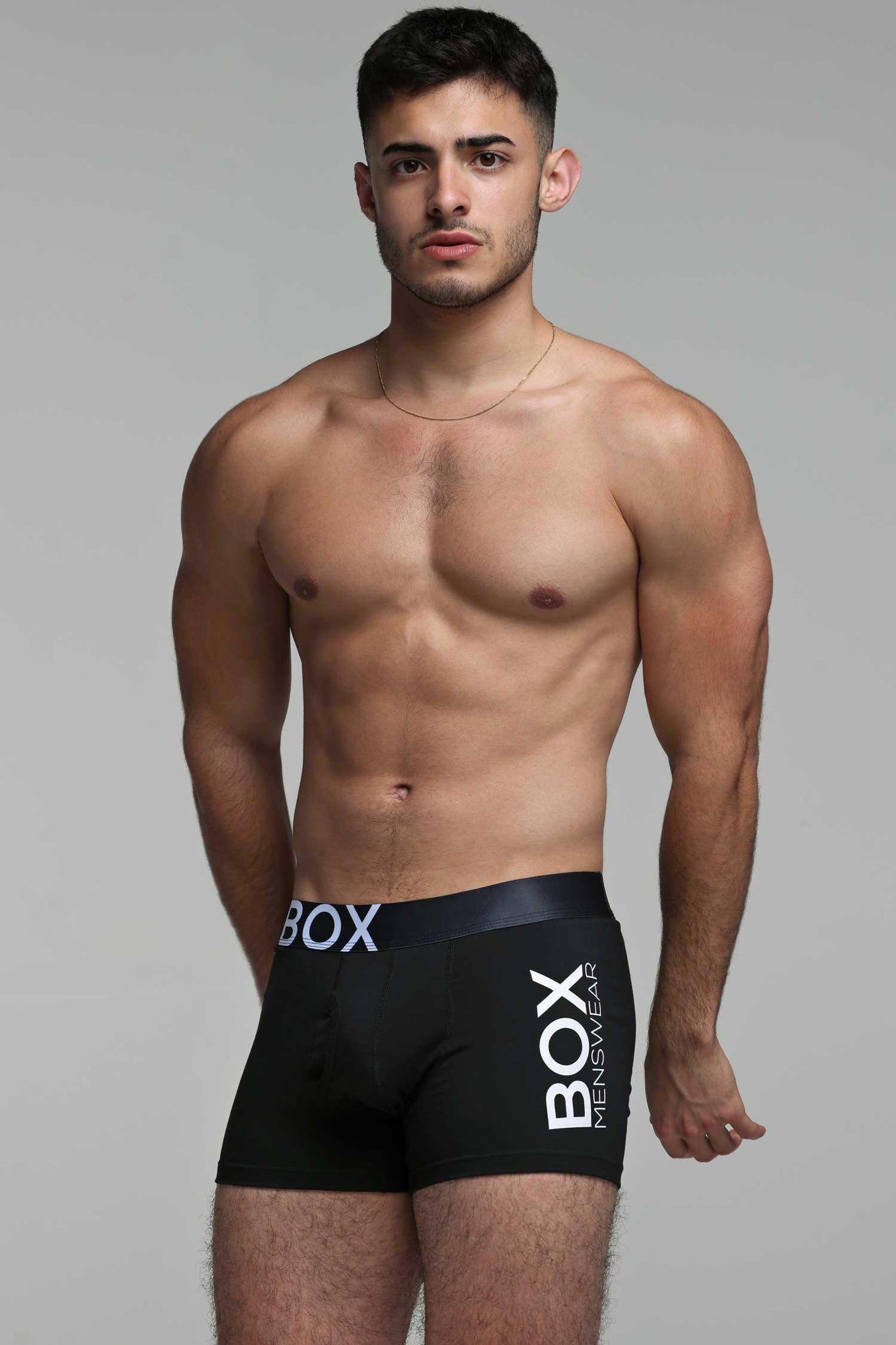 Mens Black Boxers