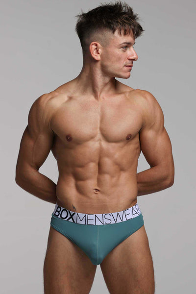 Brazilian Butt Briefs - Amazon Green