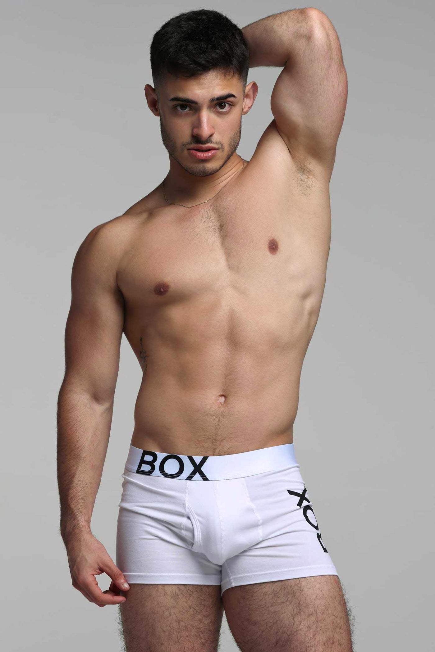 Mens White Boxers