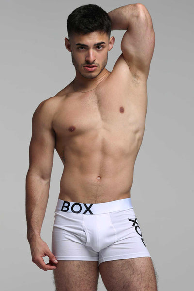 Mens White Boxers