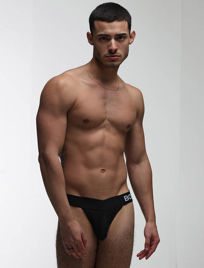 V-Shape Jockstrap - Hard Black