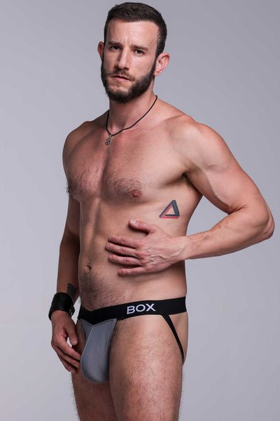 V-Shape Jockstrap - Grey Elegance