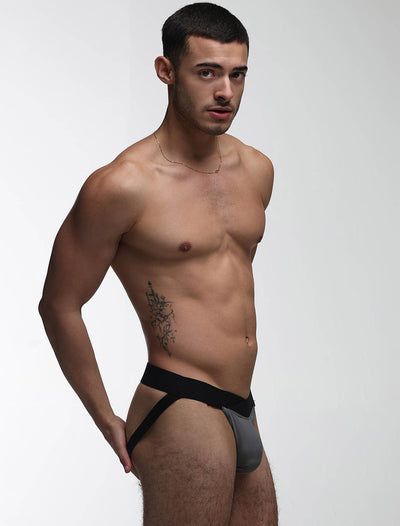 V-Shape Jockstrap - Grey Elegance