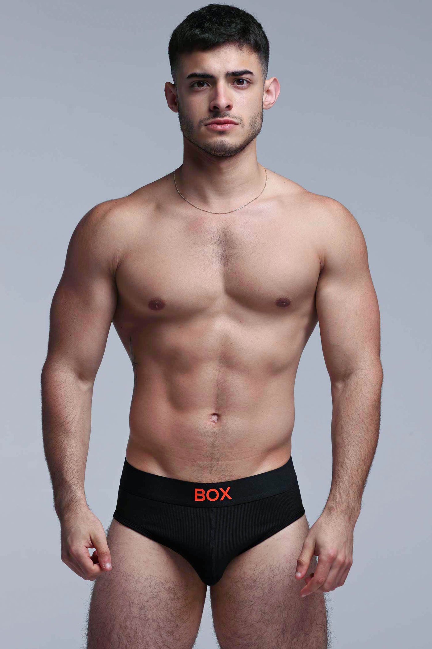 Colour Pop Briefs - Black & Orange