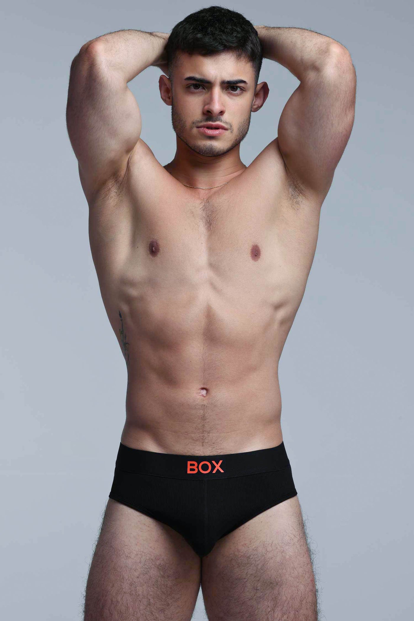 Colour Pop Briefs - Black & Orange