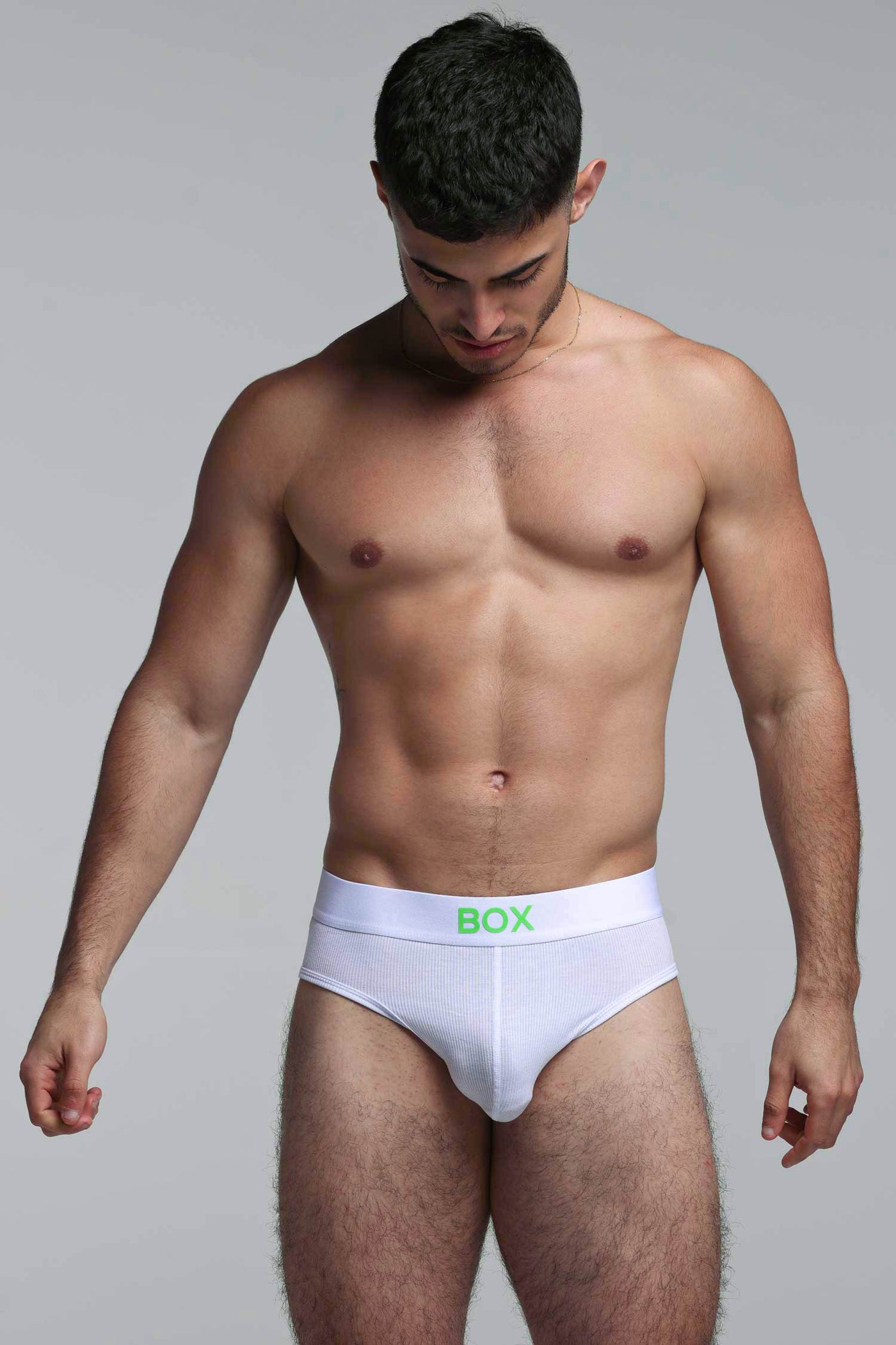Colour Pop Briefs - White & Green