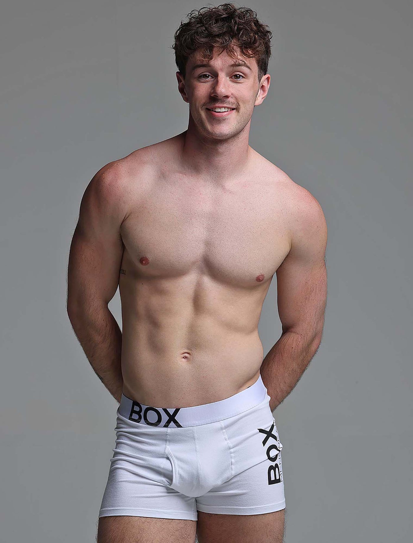 Mens White Boxers