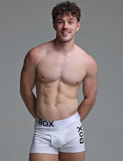 Mens White Boxers
