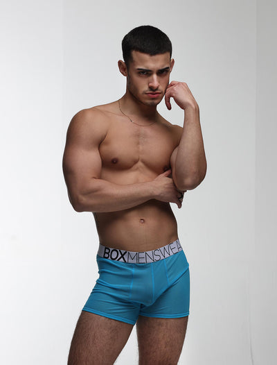 All Over Mesh Boxers - Blue Me