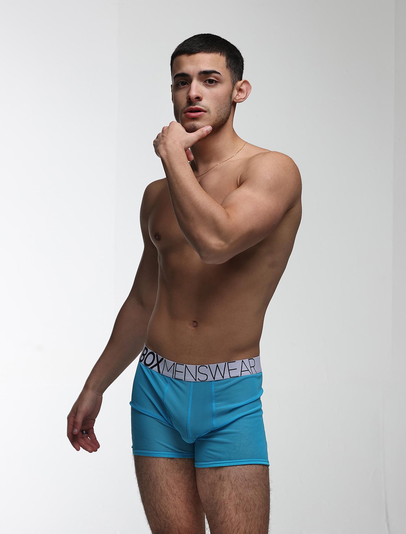 All Over Mesh Boxers - Blue Me