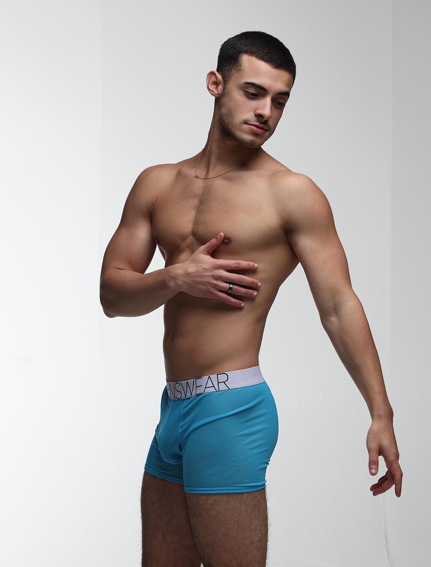 All Over Mesh Boxers - Blue Me