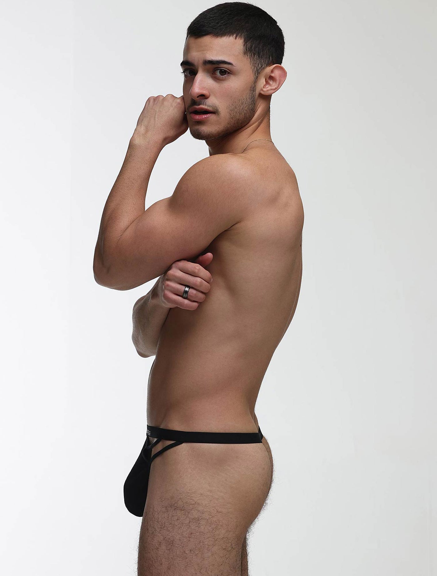 Tri-Lock G-String: Black